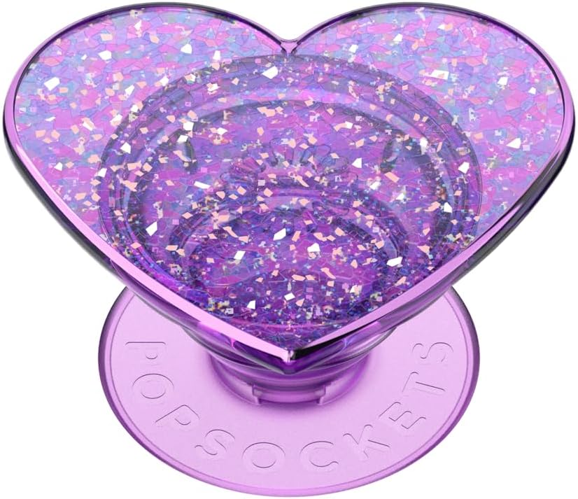 PopSockets Adhesive Phone Grip, Holder, Phone Stand, Heart - Confetti Heart