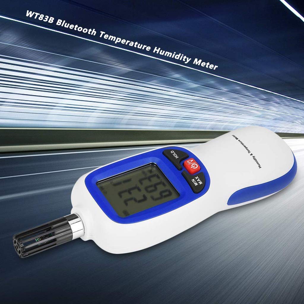 Room Thermometer Large Wall Gauge Meter with Backlight Digital Psychrometer Hygrometer