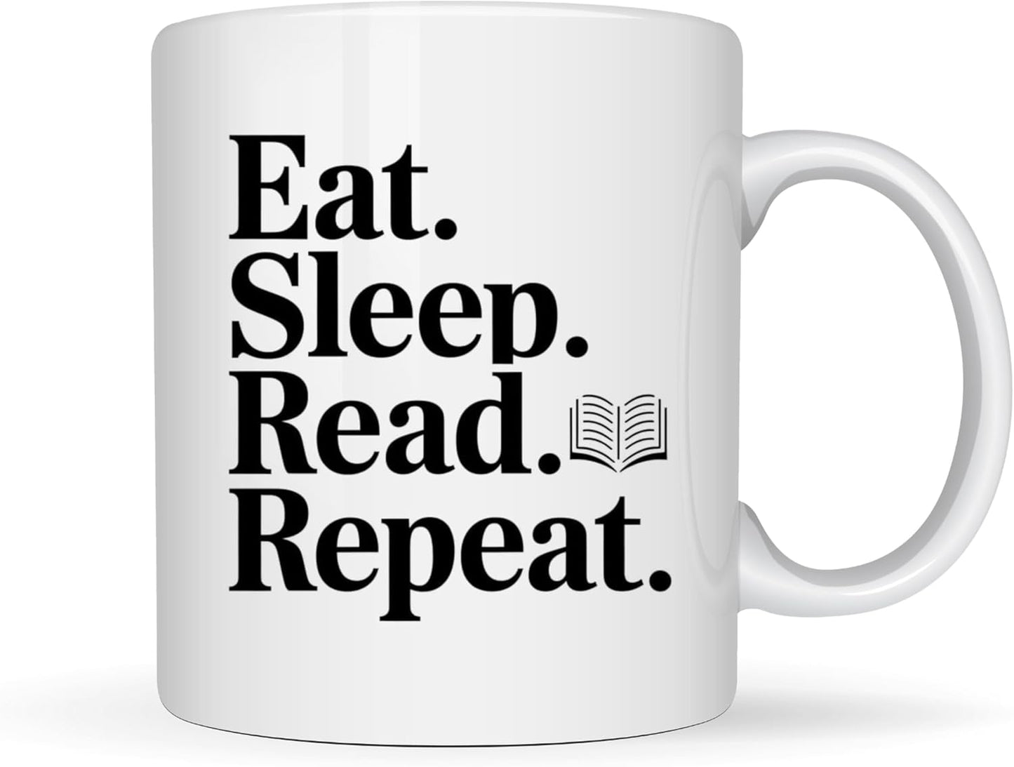 Book Lover Coffee Mug 11oz White - Read - Gift for Bookworm Reader Reading Lover Bookish Women
