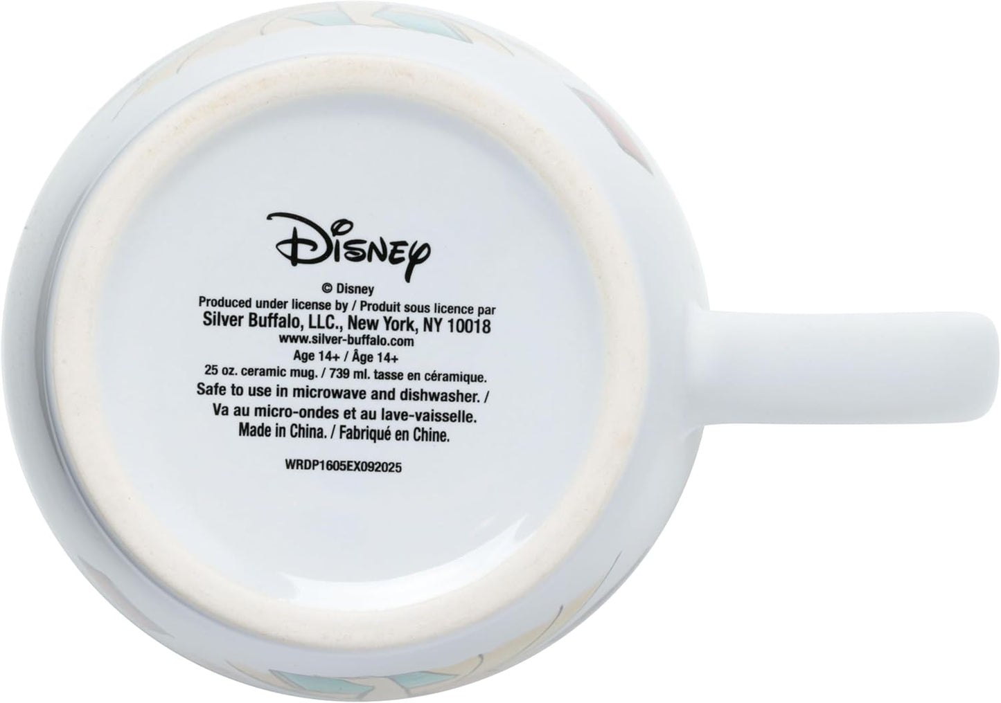 Silver Buffalo Disney Beauty and the Beast Featuring Princess Belle Sorry, I'm Fully Booked Jumbo Ceramic Mug, 25 Ounces