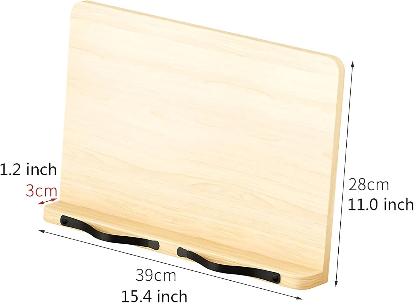 Book Stands and Holders for Reading Desktop Book Stands Book Reading Stand for Reading in Bed Tablet Holder Foldable Tray with Clip for Laptop Textbook Recipe Document for Kitchen and Office ( )