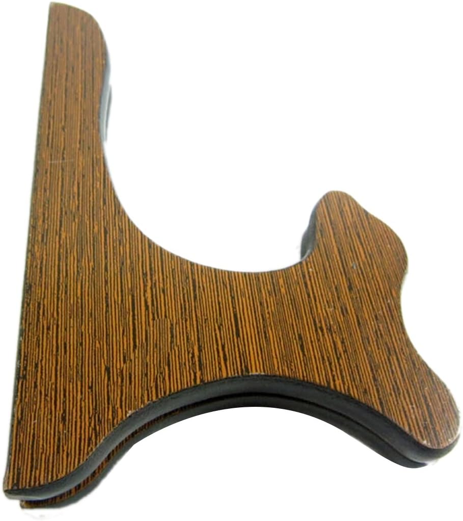 fengshuisale Brown Wooden Easel Display Plaque Plate Photo Stand Holder