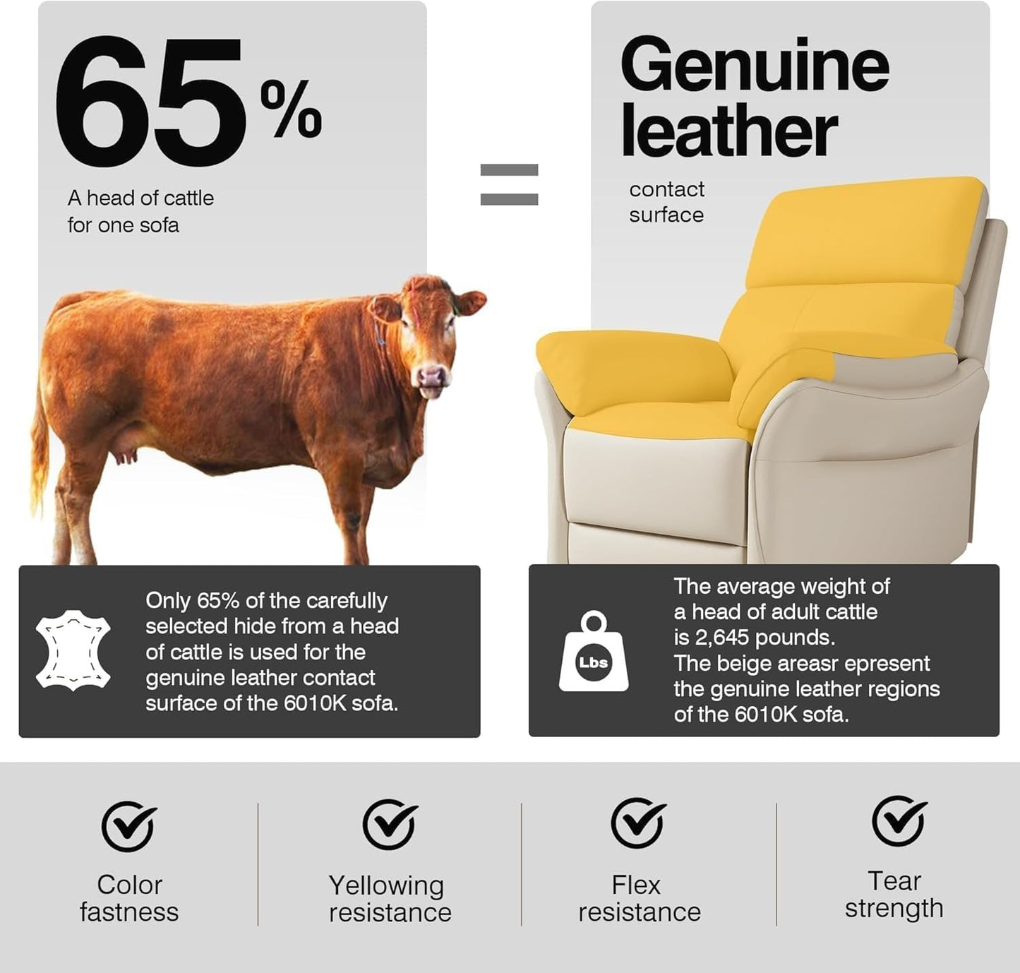 Genuine Leather Recliner Chair with Hamburger Style Backrest Armrest Wall Hugger Recliners Chairs for Living Room Theater Seating Bedroom(Orange)