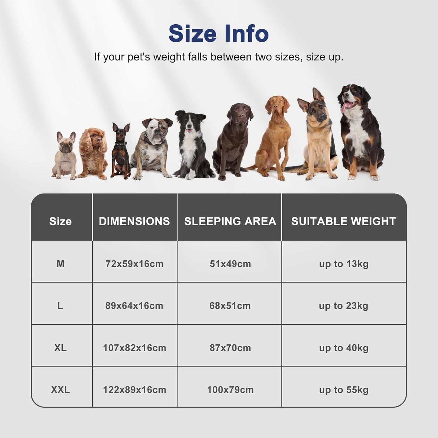 FURTIME Orthopedic Dog Beds Large Sized Dog, XL Washable Dog Sofa Bed for Large Dogs, Comfy Supportive Egg-Crate Foam Pet Couch Bed with Removable Cover, Waterproof Lining and Nonskid Bottom