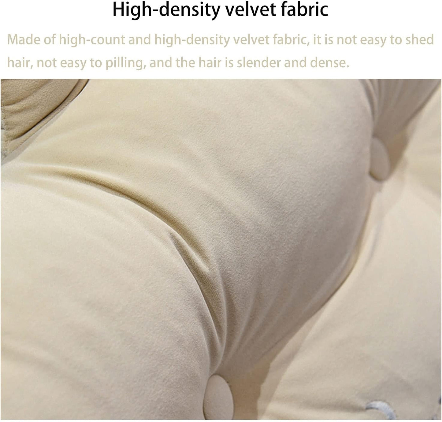 Large Bolster Headboard Pillow,Positioning Support Reading Backrest Cushion for Day Bed Bunk Bed Sofa Bed Large Soft Bed (Color : Light Coffee, Size : 2002050CM)