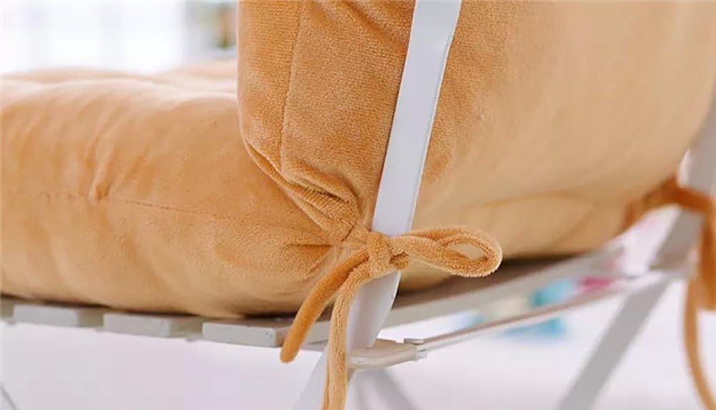 ChezMax Chair Cushion Plush Seat Cushion Back Cushion with Ties Thickened Desk Chair Pads Cartoon Waist Pillow Cushion Decor for Chair Car Office Patio Wheelchair Cartoon Bear