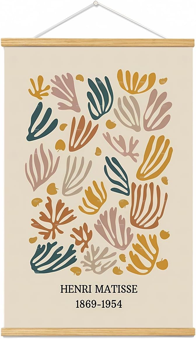 Canvas Poster Wall Art (yellow-9, 18" L x 12" W, Framed)