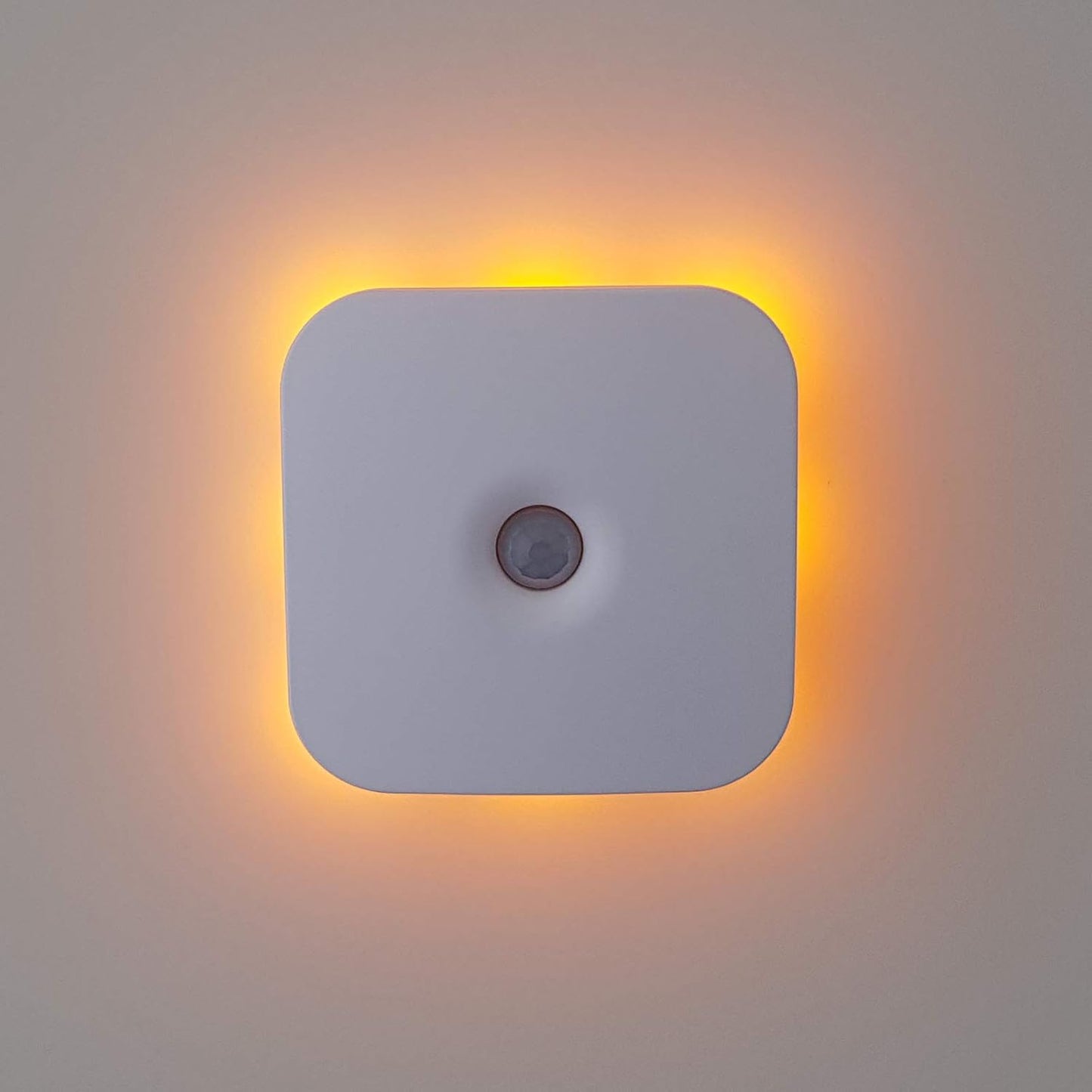 emagine A Sleep Aid LED Motion Sensor Portable Rechargeable Night Light Motion Activated Auto Sensor, Promotes melatonin Production and Healthy Sleep, ON-Off-Auto-Brightness Toggle, 2-Pack (Amber)