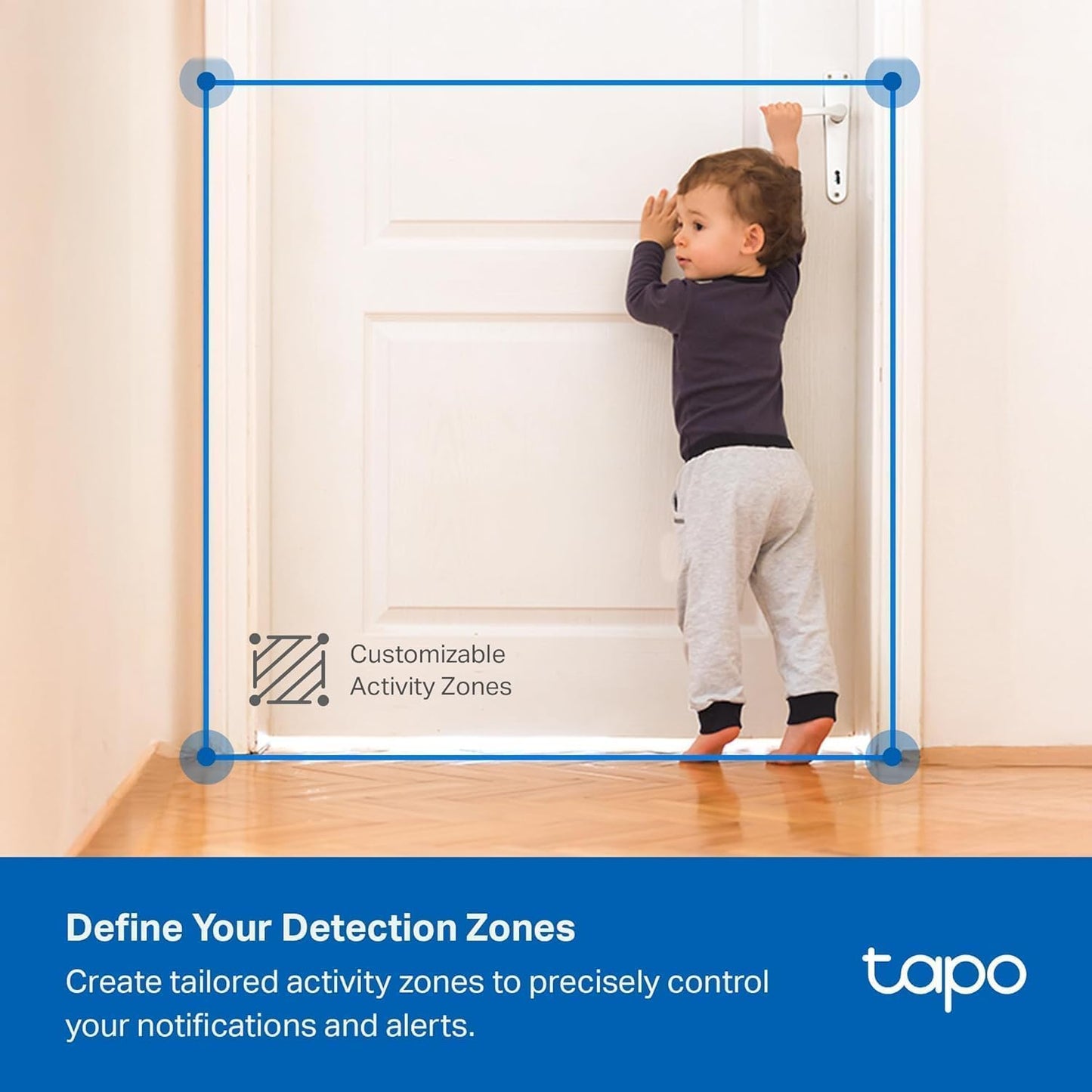Tapo 2K Indoor/Outdoor Wired Security Camera - Works as a Baby Monitor & Pet Camera, Person/Motion/Baby Cry Detection, 2-Way Audio, Siren, Subscription-Free SD Storage or Optional Cloud, C113 (2-Pack)
