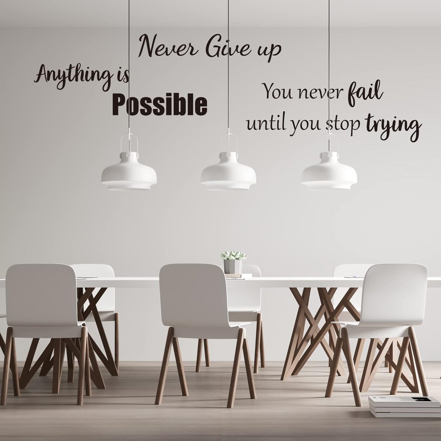 Inspirational Wall Decals Quotes, Motivational Affirmation Wall Stickers, Vinyl Quotes Stickers, Peel & Stick Positive Sayings for Bedroom/Living Room/Bathroom/Office Wall Décor