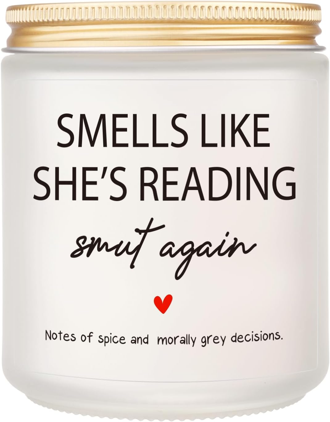 Book Lovers Gifts, Bookish Candle - Mothers Day, Birthday Gifts for Book Lovers Women, Teacher, Readers, Bookworm, Librarian, Books Themed Presents, Dark Romance Decor