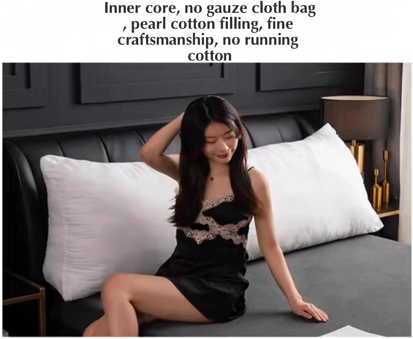 Large Bolster Triangular Wedge Body Positioners Support Reading Backrest Pillow for Headboard for Day Bed Bunk Bed with Removable Cover(Size:200x50x20cm,Color:Bean Paste Color)
