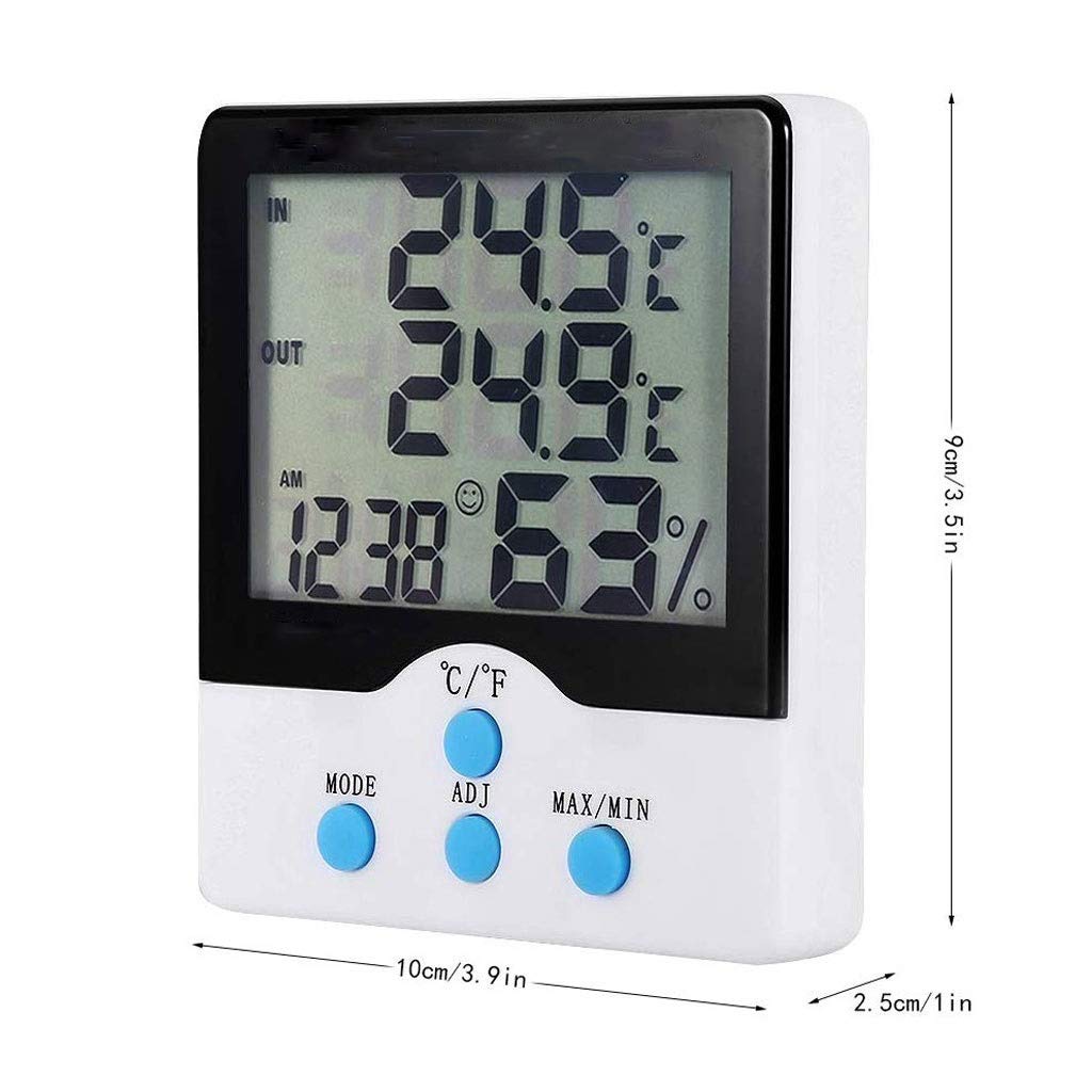 Room Thermometer - Indoor Electronic Temperature and Humidity Meter Precision Household