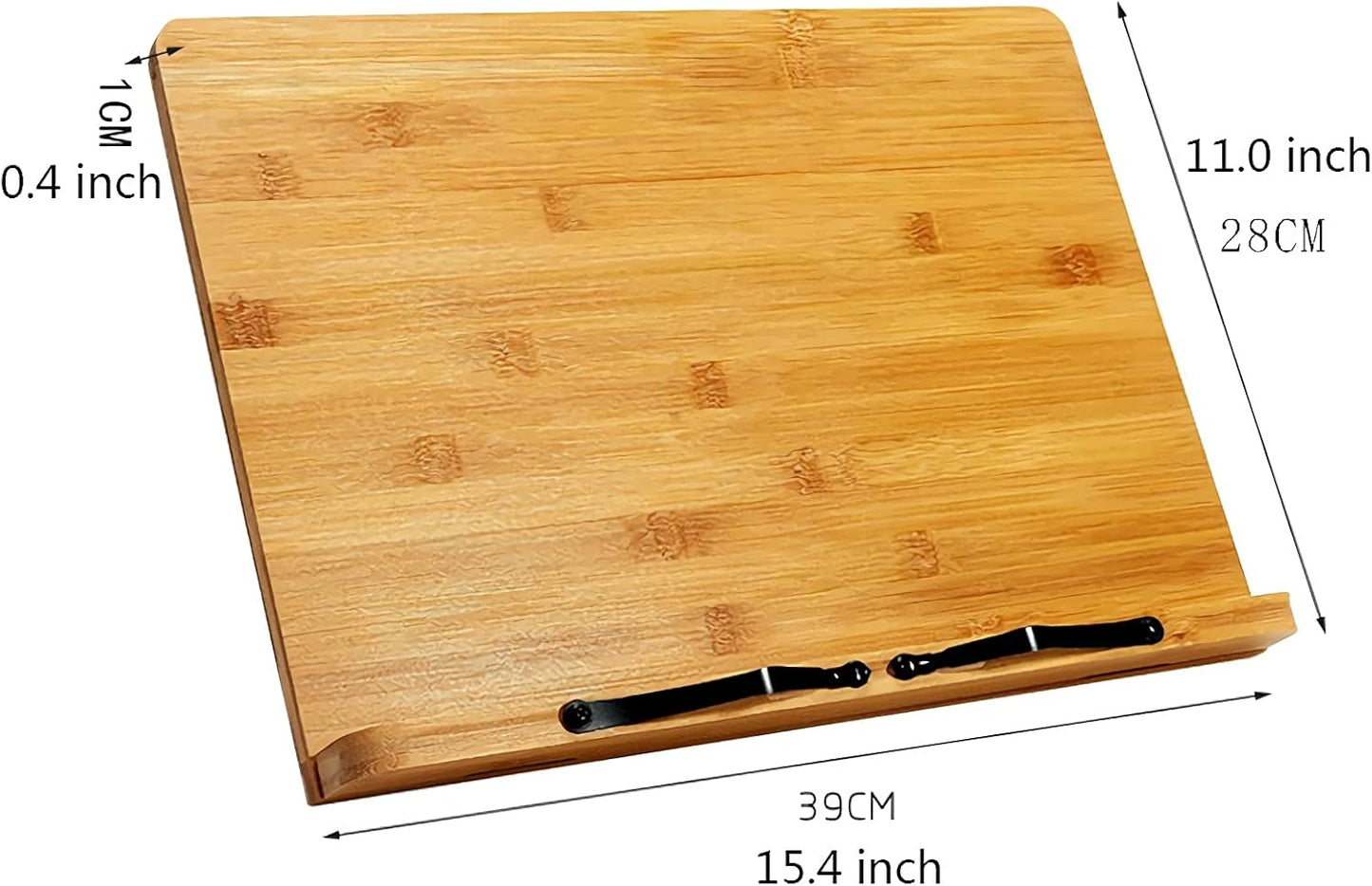 Book Stand Reading Rest Cookbook Stand Desktop Book Stands Adjustable 5 Angles Foldable Textbook Tablet Dictionary Laptop for Reading (Size : Small) ()
