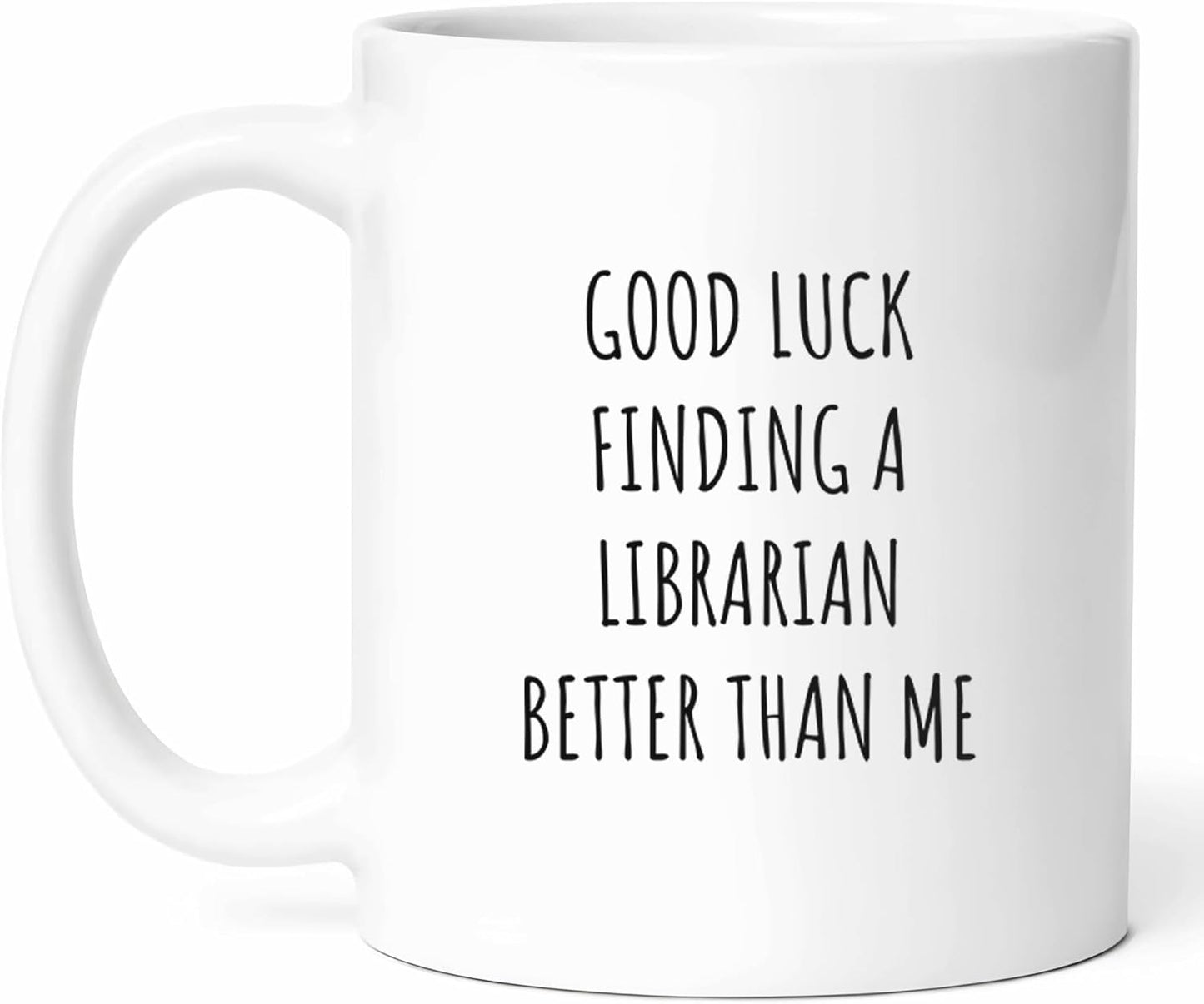 Librarian Retirement Mug - Book Lover Coffee Cup - Information Specialist Funny Gift From Patrons - Library Science Tea Mugs - Reading Enthusiast Cups - 11 Oz Ceramic Gifts For Retired Librarians