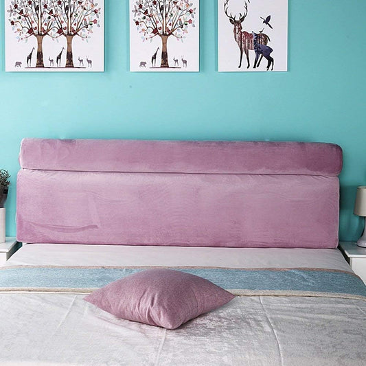 Headboard Bedside Cushion Pads Cloth Art Soft Case Double Bed Backrest Washable, 4 Colors, 6 Sizes (Color : 3#, Size : with headboard-70cm)