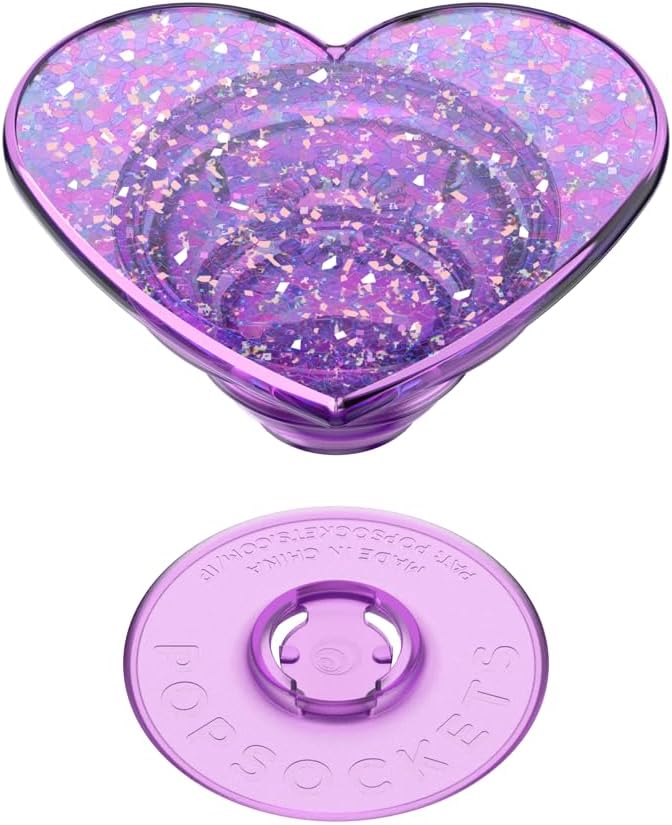 PopSockets Adhesive Phone Grip, Holder, Phone Stand, Heart - Confetti Heart