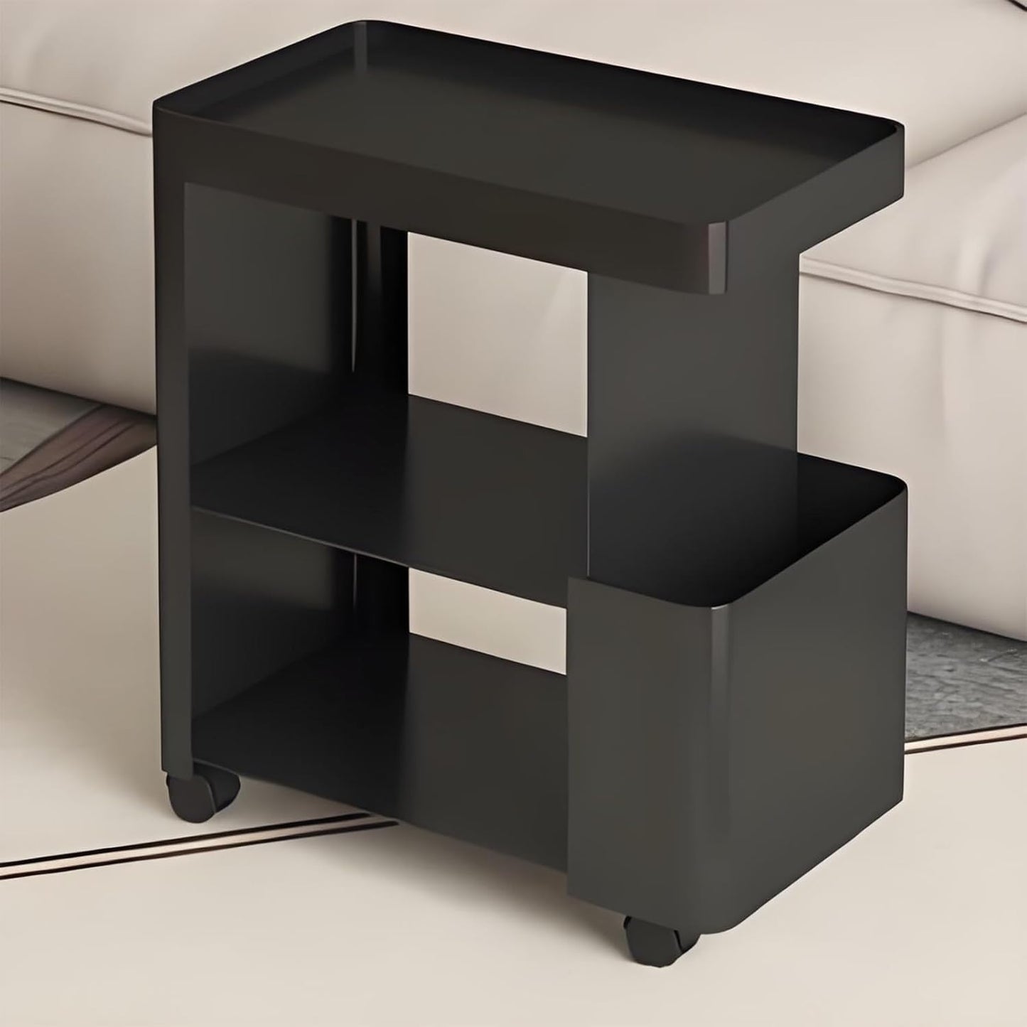 Book shelves,unique bookshelf,metal bookshelf,rotating book shelf,spinning bookshelf,Suitable for desks, study rooms, living room corners, bedrooms, living rooms, balconies, offices(Black)