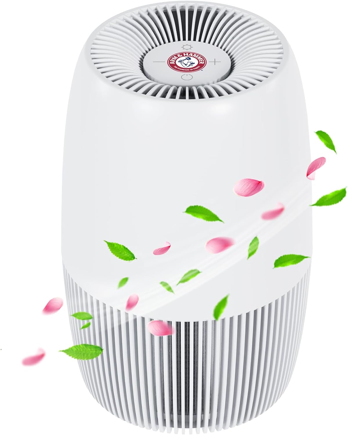 Air Purifiers for Home with Night Light, HEPA Filter Captures 99.97% of Smoke, Pollen, Pet Dander & Odors, Quiet for Bedroom, Office, Home, Pearl White