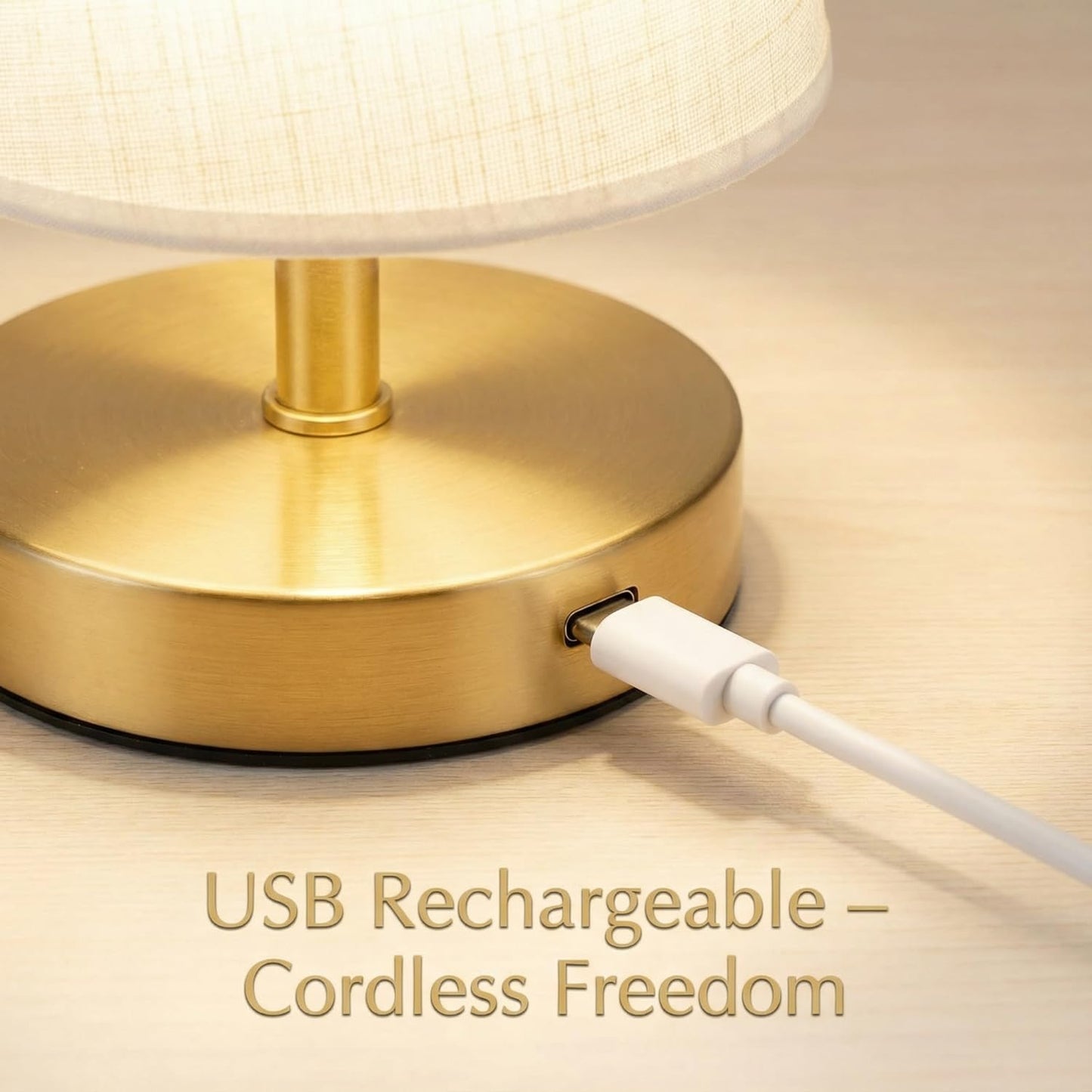Cordless Table Lamp, Adjustable Height Battery Operated Desk Lamp with Remote, 5000mAh Rechargeable Light 16 RGB Colors for Bedroom, Living Room, Patio - White