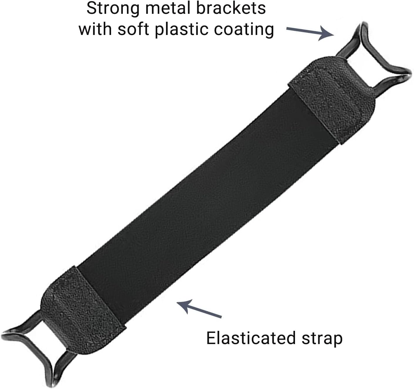 Security Hand-Strap for 6-8" Kindle eReaders Fire Tablet - Kindle/Kobo/Voyaga/Lenovo/Sony Kindle E-Book Tablet, High-Elasticity Versatile Hand Strap Lightweight Finger Grip Holder,Black