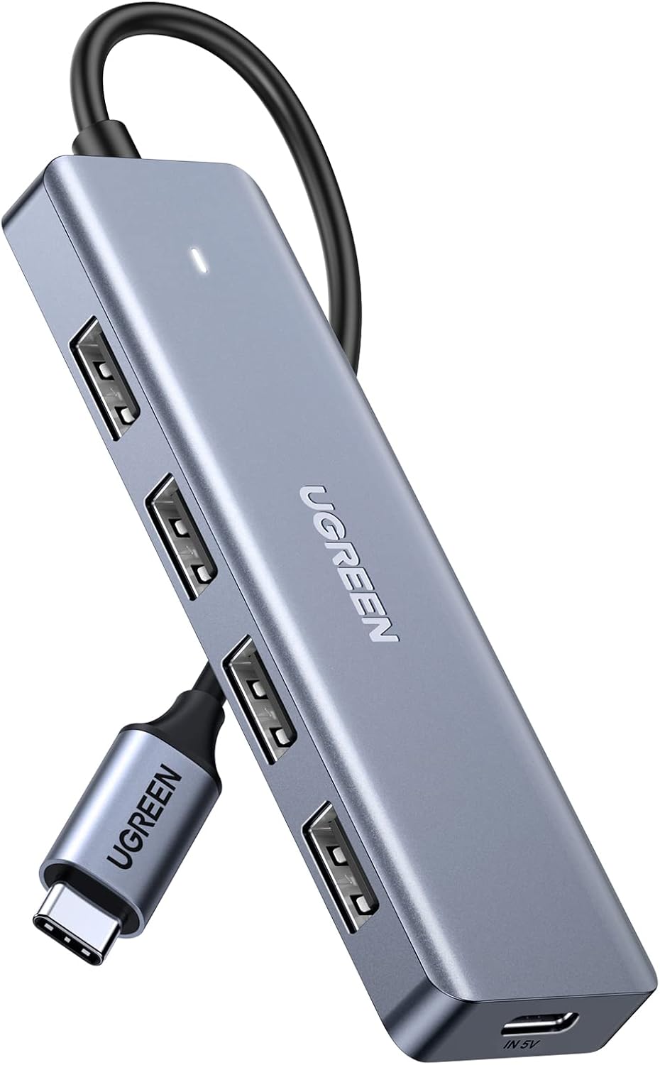 UGREEN USB C to USB A Hub with 4 USB 3.0 for Laptop, MacBook Pro/Air, Mac mini M4, iMac, iPad Pro, Chromebook, Dell XPS, Galaxy S23, and More, 0.5FT