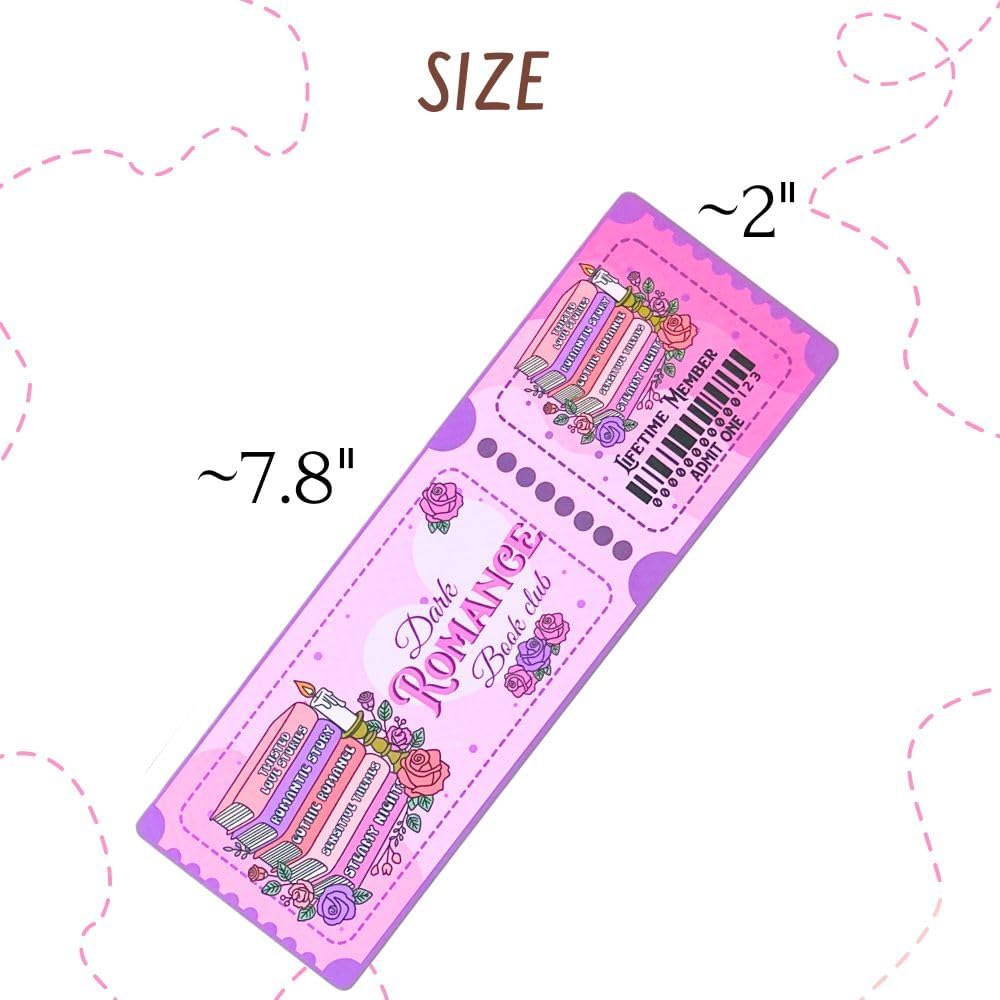 Book Club Bookmarks 30PC Bulk Set - Cute & Cool Bookmarks for Women Fun Markers for Reading Stylish Accessories, Funny & Girly Bookish Items Perfect for Teachers, Book Lovers and Readers