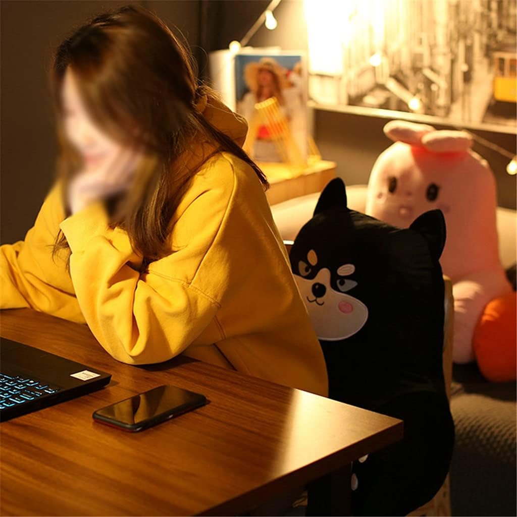 Cartoon Office Seat Pillow Lumbar Pad Sedentary Cushion Backrest Chair Waist Sofa Upholstery(D,45cm*60cm)