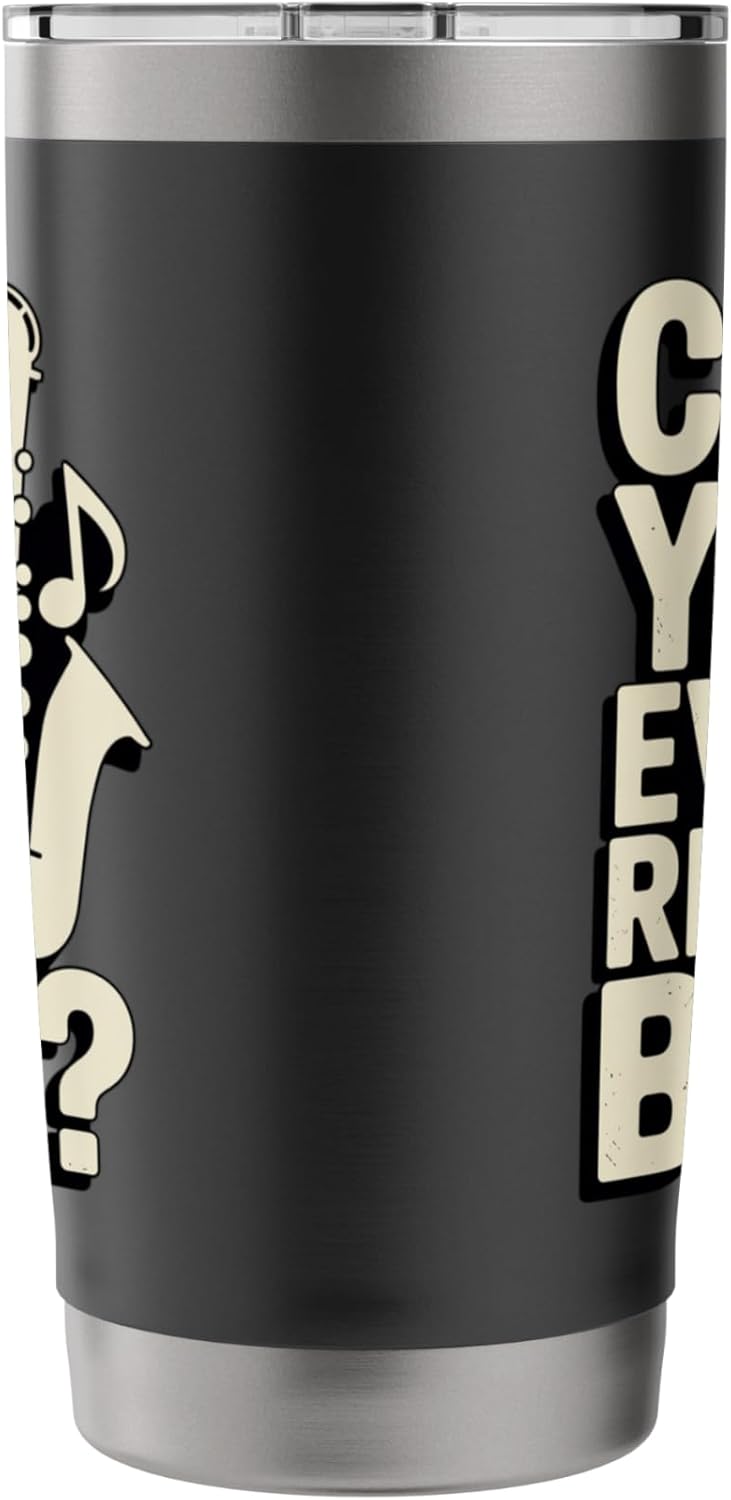 Can You Even Read Bro Saxophone Music Joke Stainless Steel Insulated Tumbler