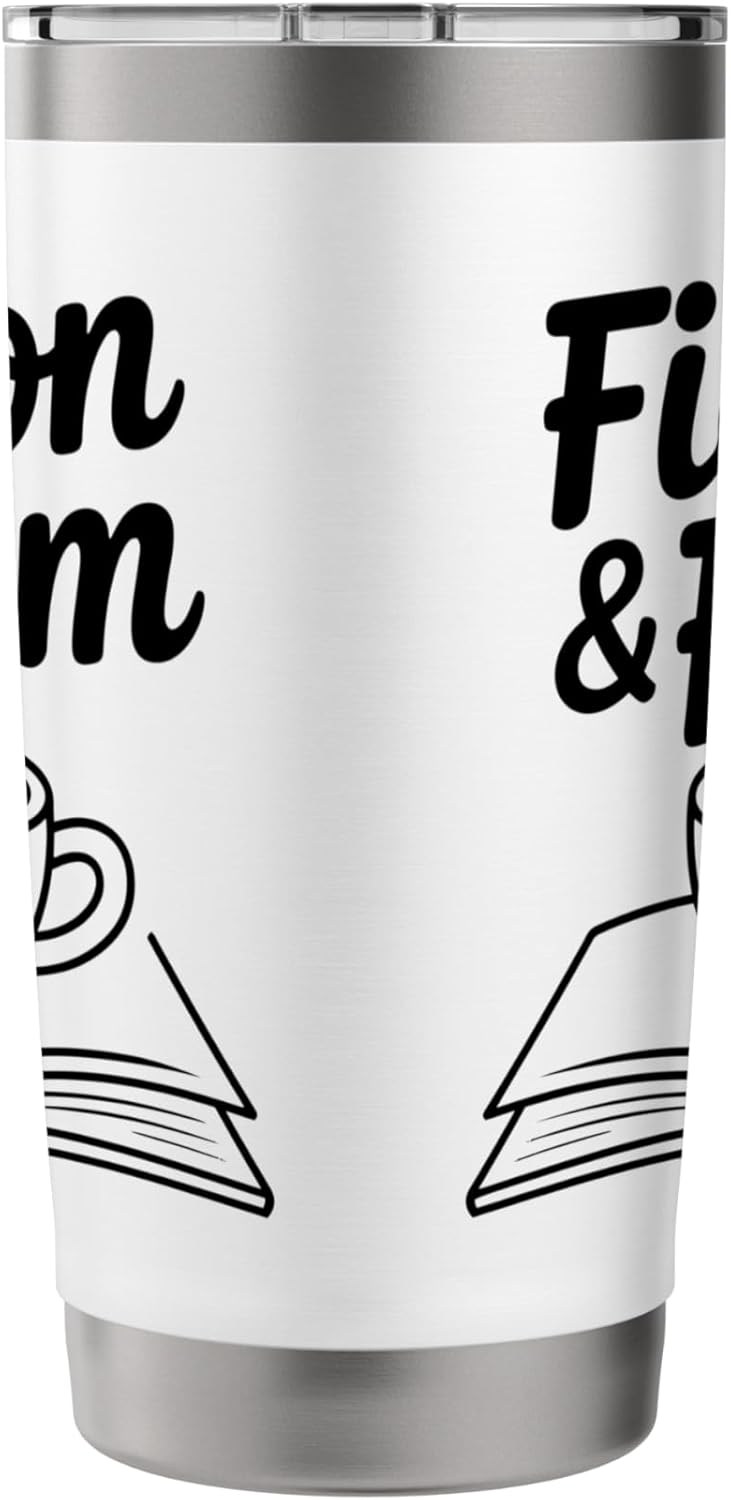 Fiction And Foam Coffee Mug Book Lovers Stainless Steel Insulated Tumbler