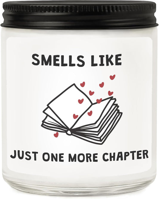 Book Lovers Candle Gifts, Funny Gifts Ideas for Book Lovers, Birthday Bookish Presents for Readers Librarian Bookworms -Lavender Candles