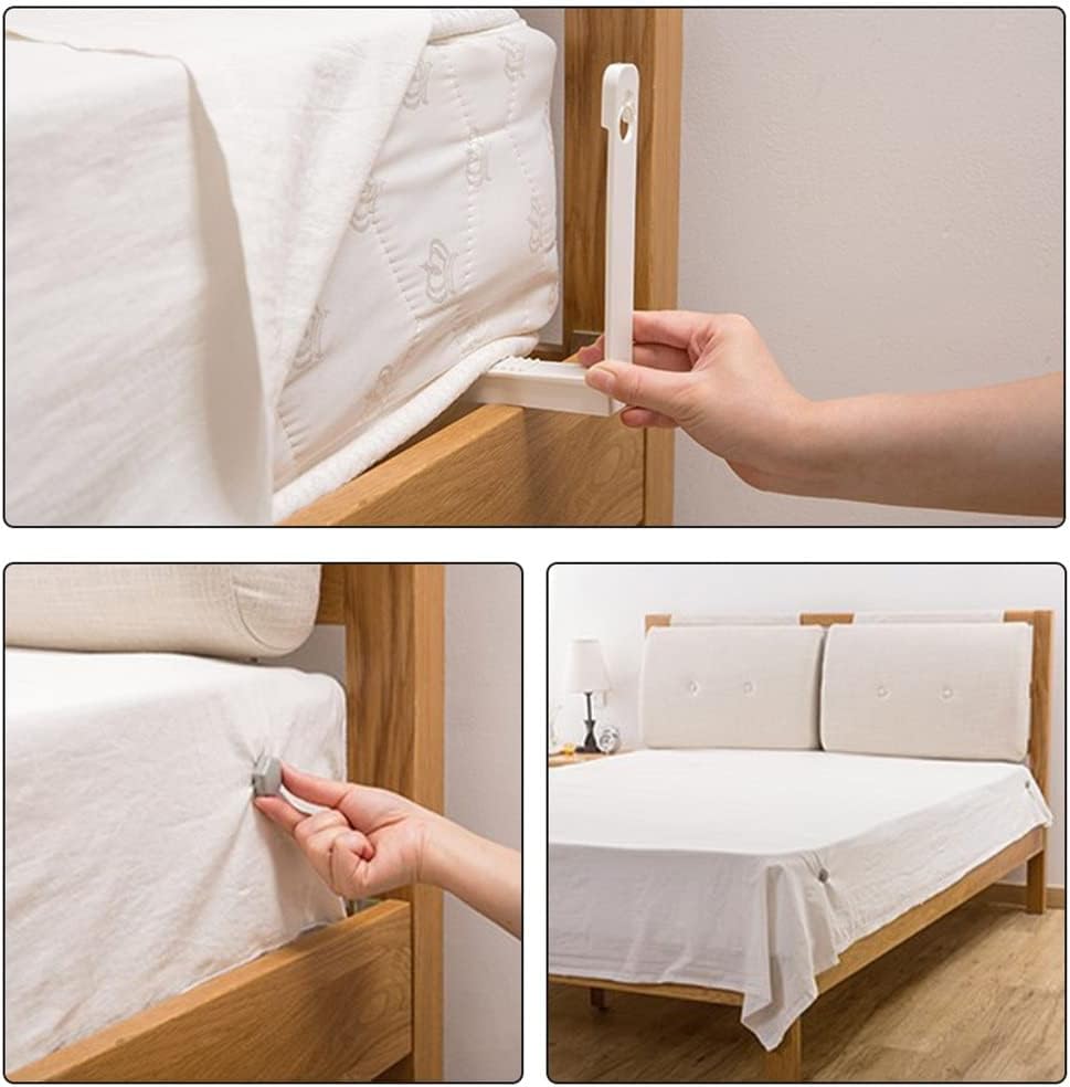 4pcs Room Decor Mattress Needle Sheet Holder Non Slip Bedroom Fasteners Accessories Clip Fixed(Gray)
