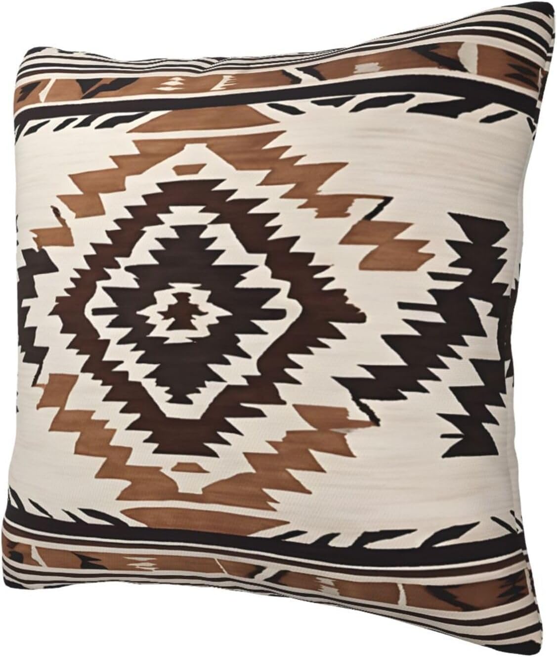All-Season Square Pillow Covers 18"X18", Native, Decorative Throw Pillow Covers for Sofa Bed Couch, Hidden Zipper Cushion Cover, Square Lumbar & Accent Pillowcases for Home Decor