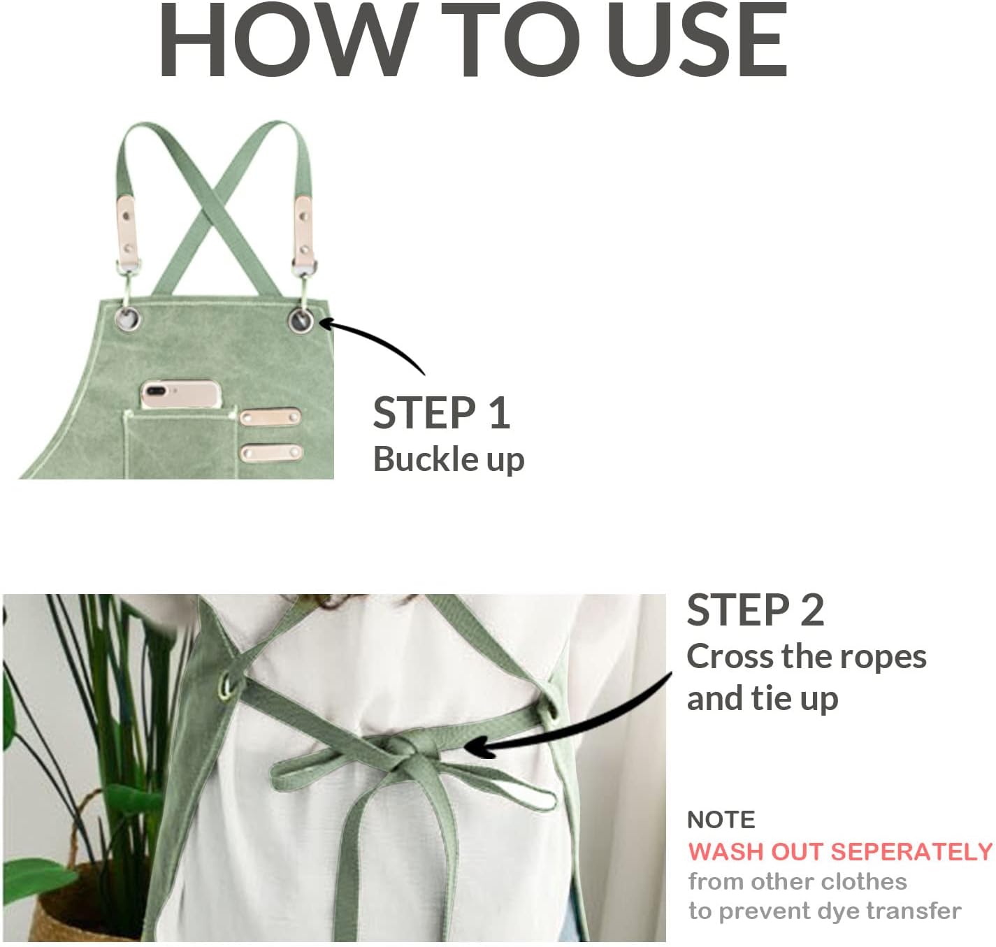 carrotez Adjustable Over sized Plus Size Canvas Apron with Pockets Men and Women Aprons