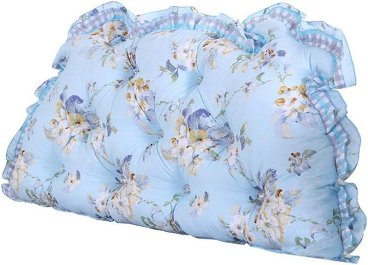 Headboard Bedside Cushion Pads Cotton Pillow Double Soft Case Multifunction Highly Flexible, 7 Colors, 6 Sizes (Color : 1#, Size : 135 × 15 × 70cm)