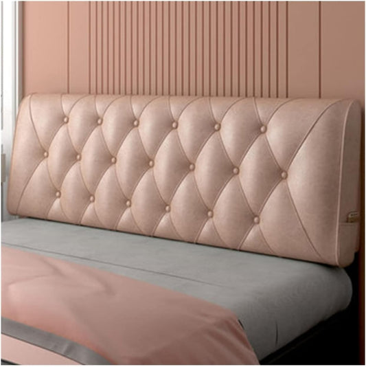 Soft Headboard Backrest Cushion Pillow for Double Bed - Lumbar Support Pad for Hotel Bedroom, Available in 6 Colors (Blue, 160x58x10cm & 90x58x10cm)