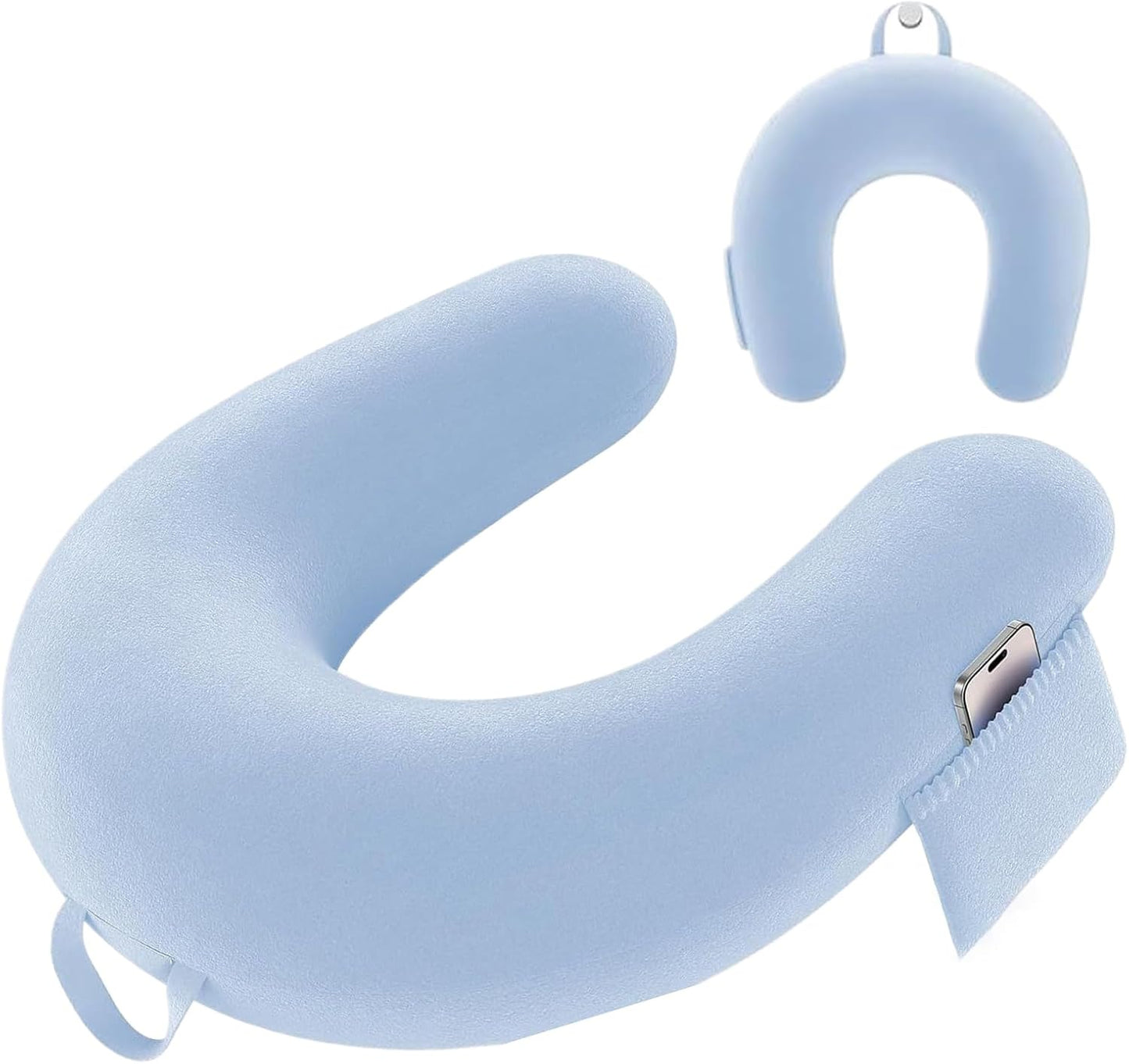Reading Pillow - Ergonomic U Shape Cushion | Bed Chair Pillow | for Adults Elbow Rest Reduces Fatigue Desk Couch Floor Sofa Sitting Working Crocheting Writing