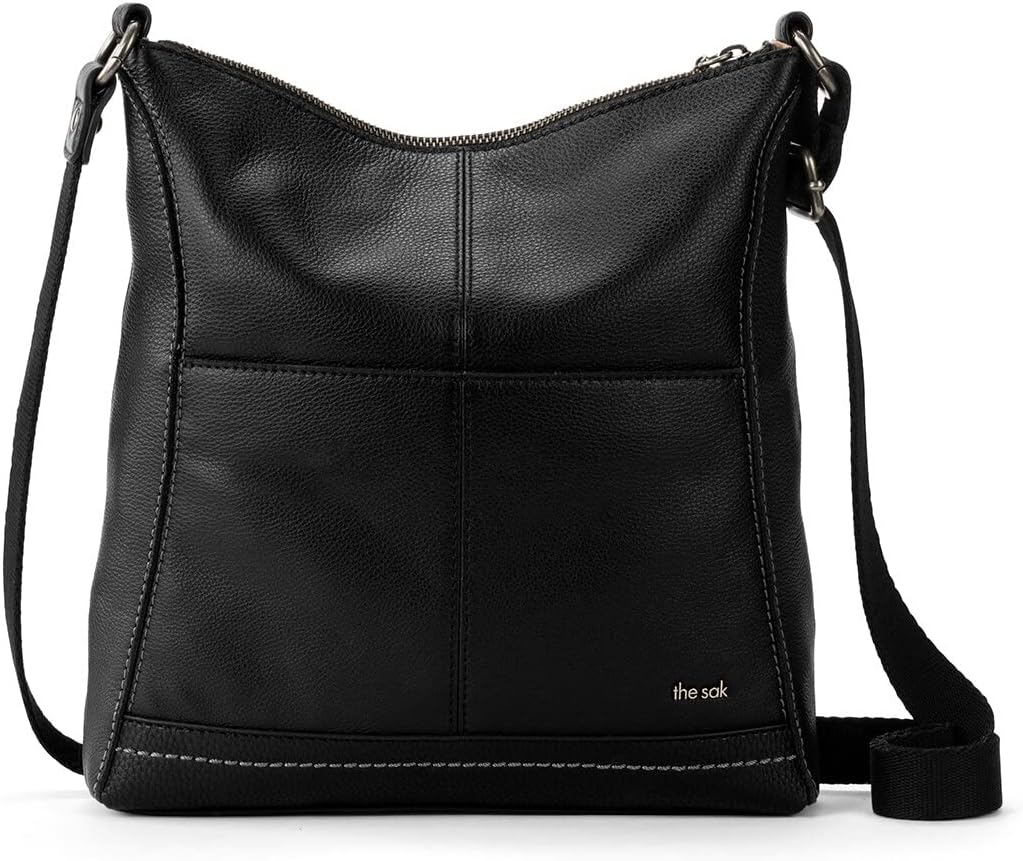 The Sak Lucia Leather Crossbody Purse - Premium Leather Women's Handbag for Everyday & Travel - Cross Body Bag With Zipper