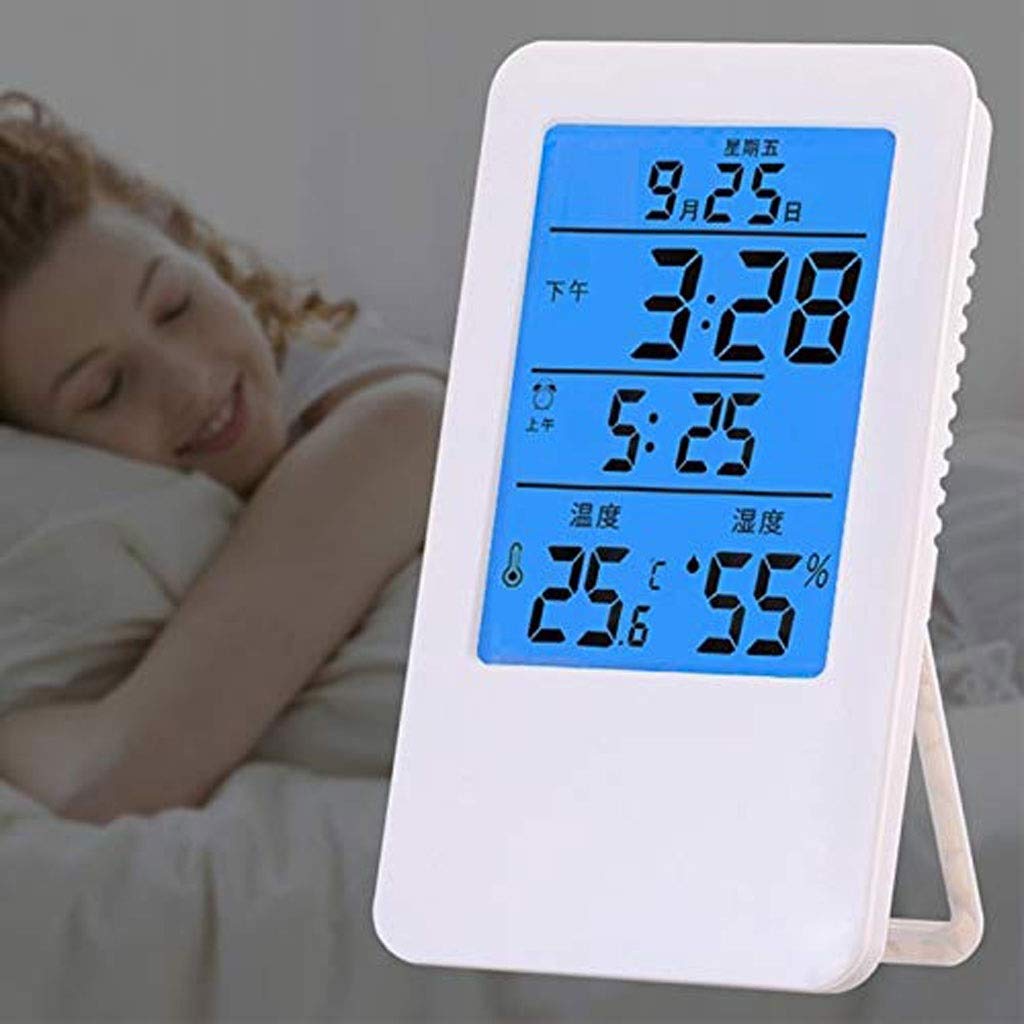 Digital Indoor Thermometer Hygrometer with Humidity Guage, Accurate Temperature Monitor Meter with Touch