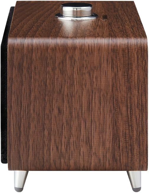 Crosley CR3049A-WA Stanza Portable Rechargeable Bluetooth Speaker, Walnut
