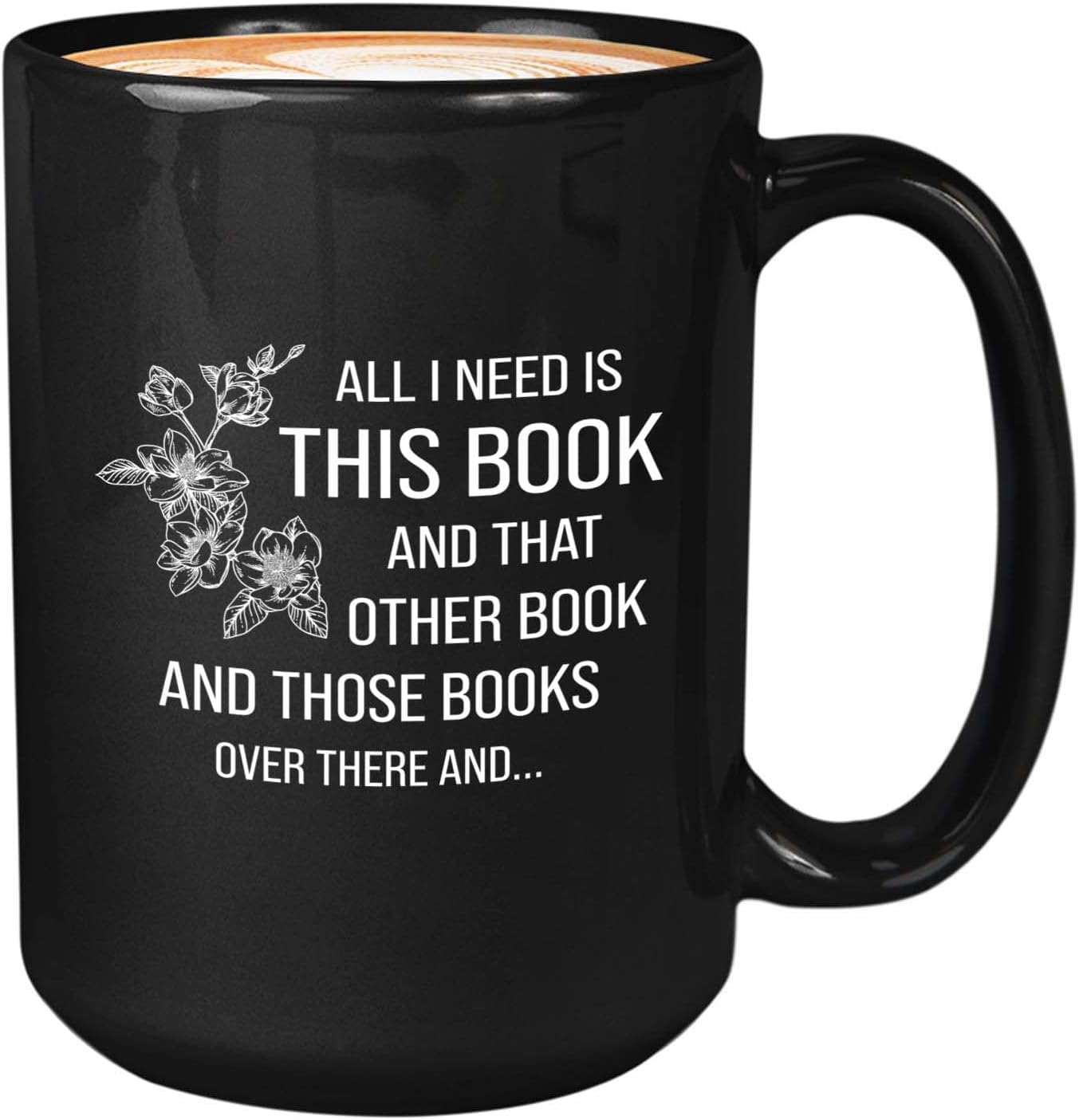 Bubble Hugs Book lovers Coffee Mug 15oz Black - I Need This Book - Author Writer Library Editor Introvert Lovers Cat Chill Relax Bookworm Reading