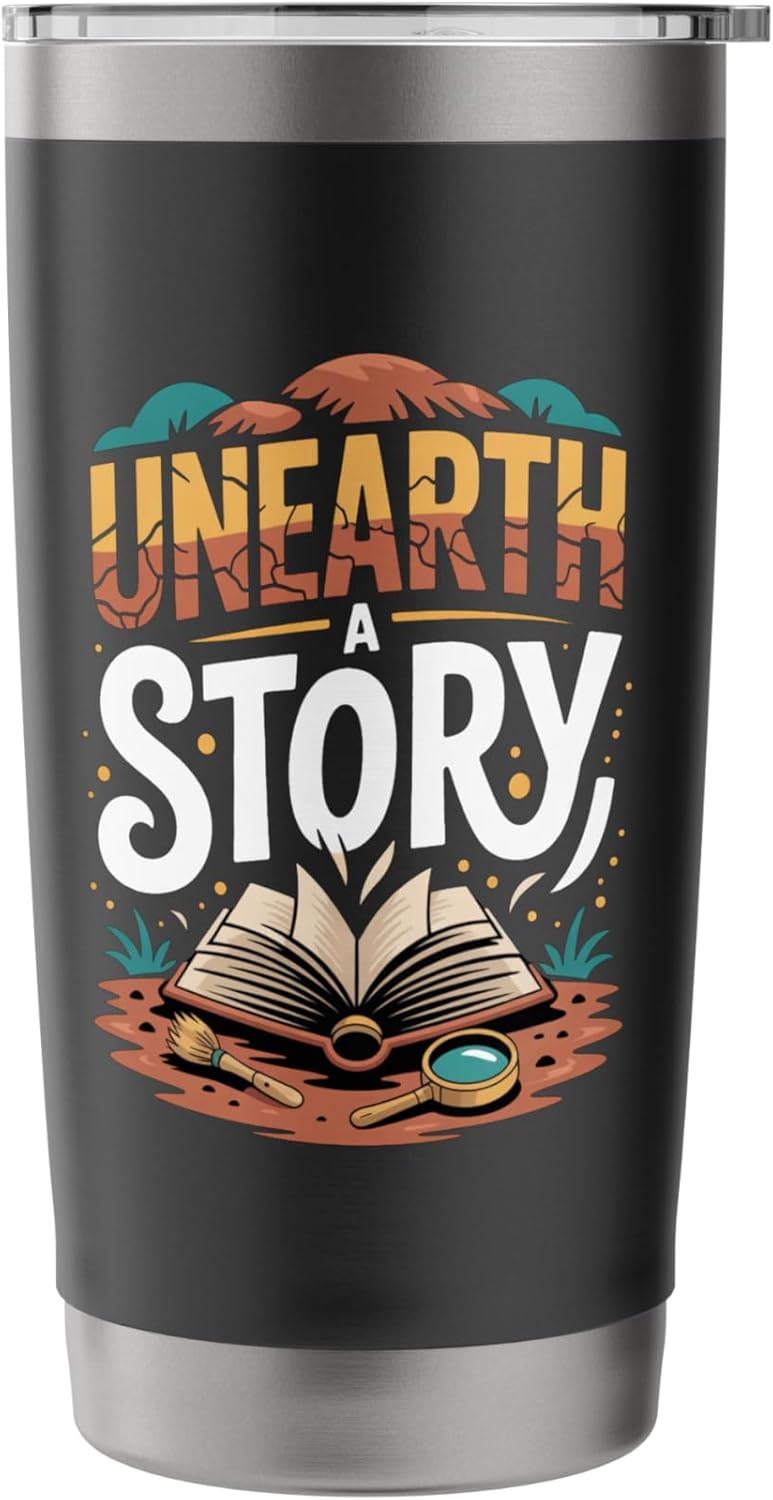Unearth A Story 2026 Reading Stainless Steel Insulated Tumbler