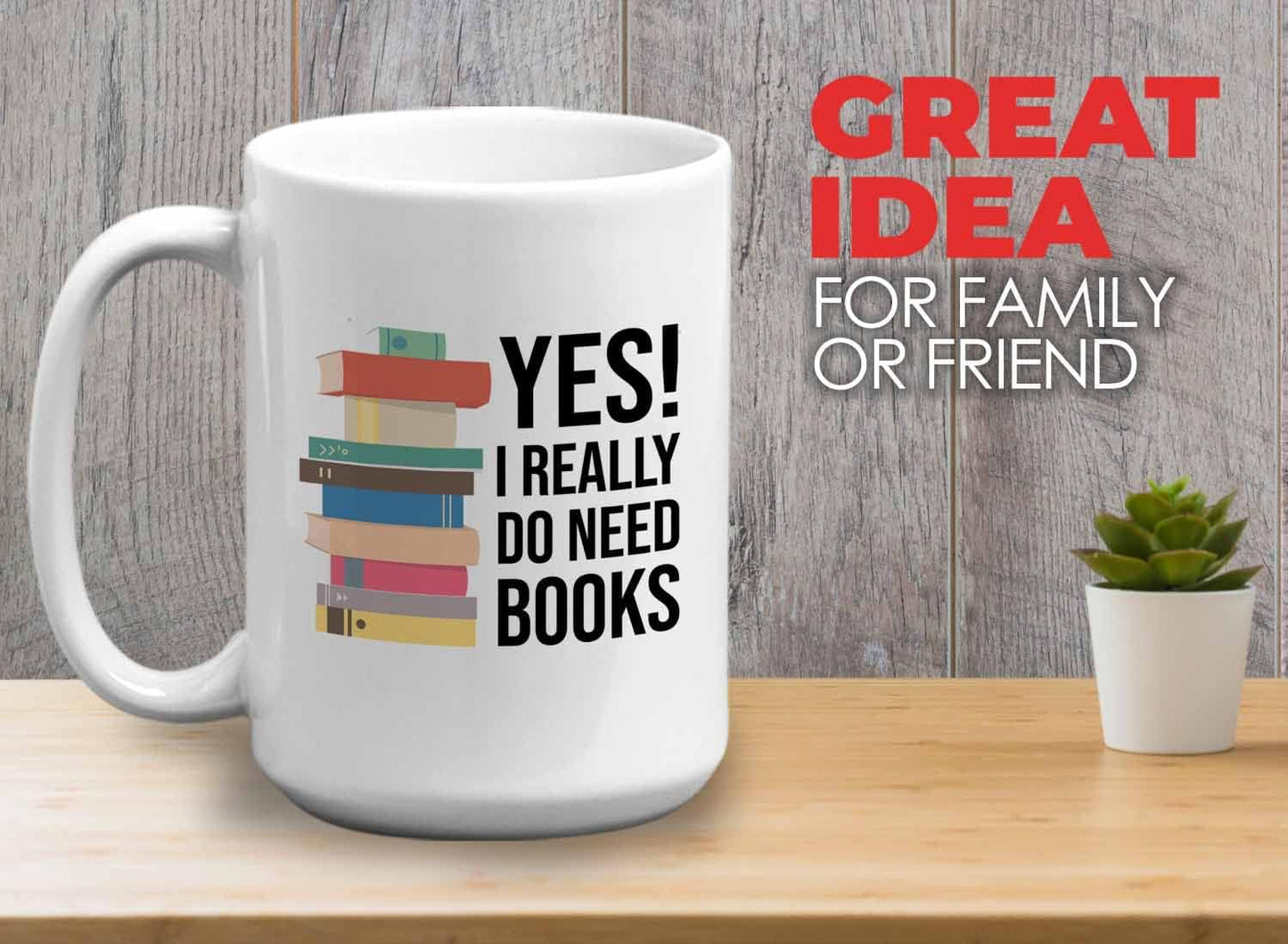 Bubble Hugs Writer Coffee Mug 15oz White - Yes I Really Do Need All These Books - Reading Book Lover for Bookworm Bibliophile Librarians Author Readers Bookish