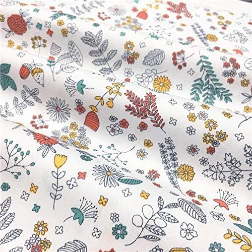 TAOSON 100% Cotton 300 Thread Count Body Pillow Cover Pillowcase Pillow Protector Cushion Cover with Zippers Only Cover No Insert (013 White Flower Leaves,21"x54") Fits 20 x 54