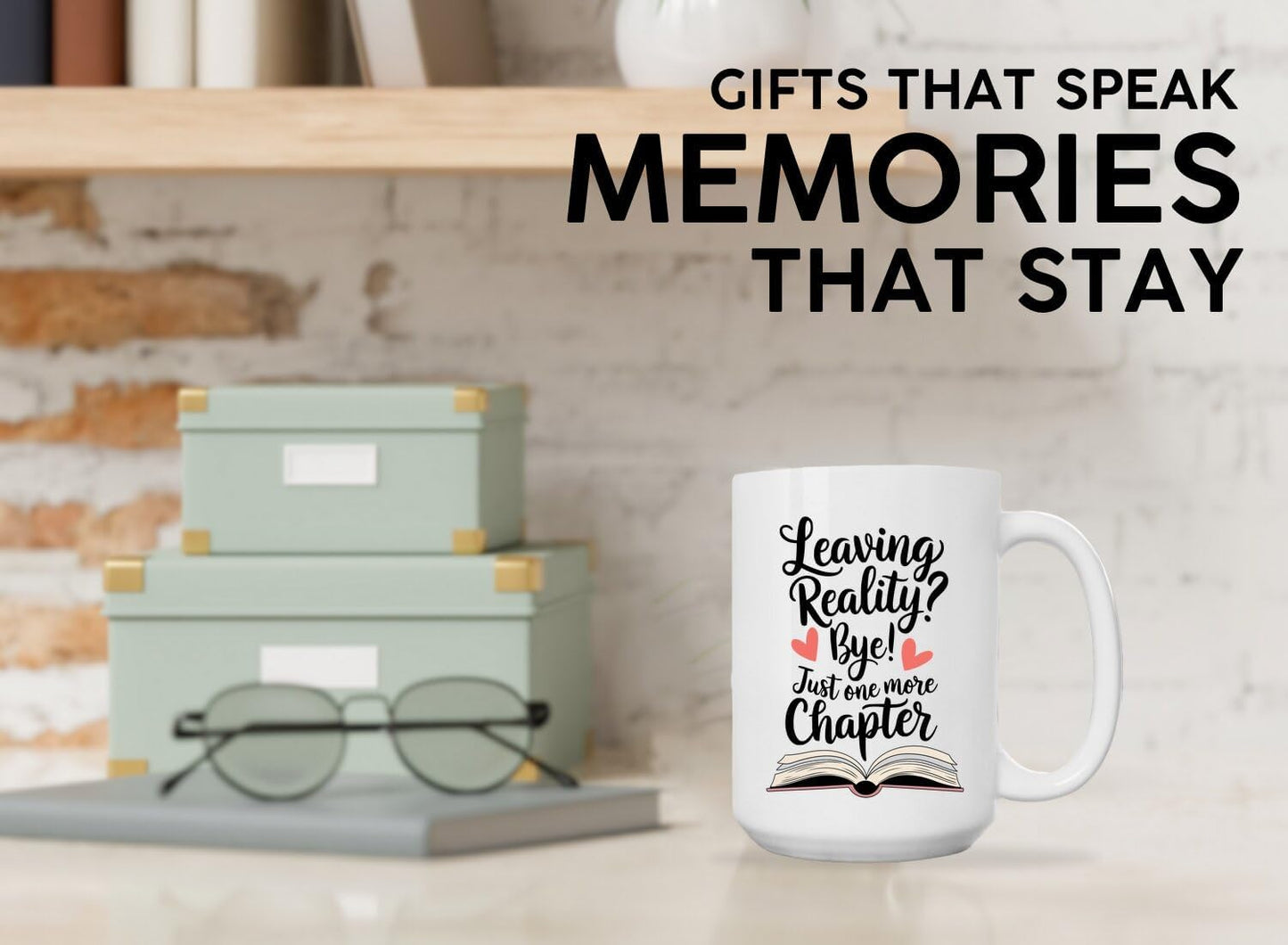 Book Lovers Coffee Mug 15oz White -Leaving Chapter - Gift for Book Club Bookworm Bookish Reading Nerdy Avid Readers Women