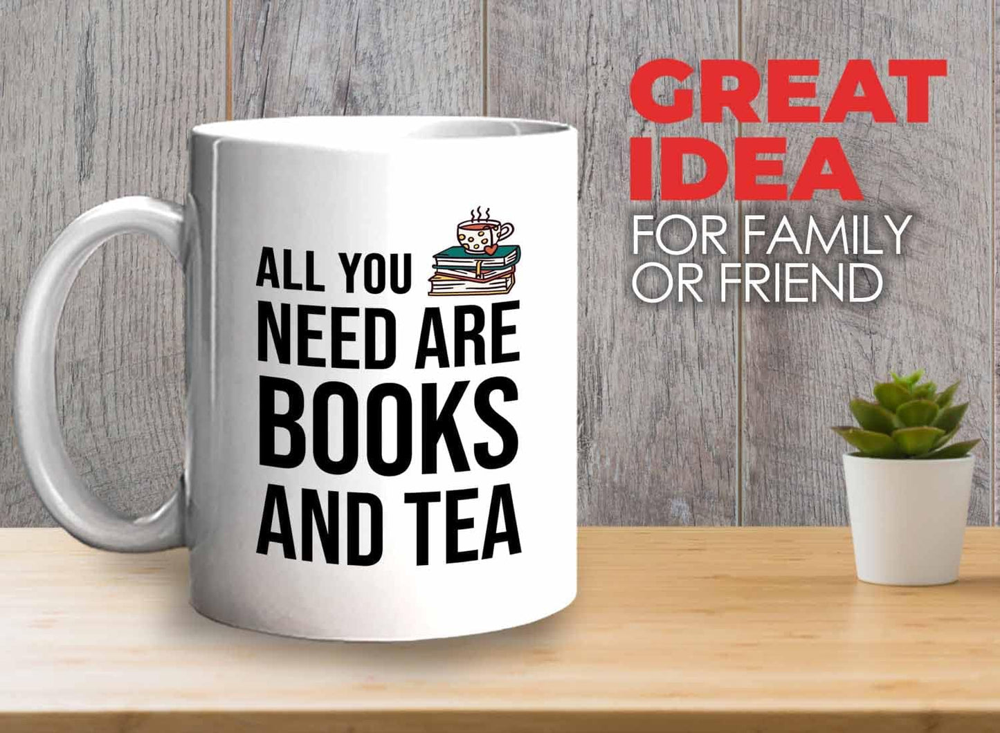 Bubble Hugs Writer Coffee Mug 11oz White - All you need are books and tea - Reading Book Lover for Bookworm Bibliophile Librarians Author Readers Bookish