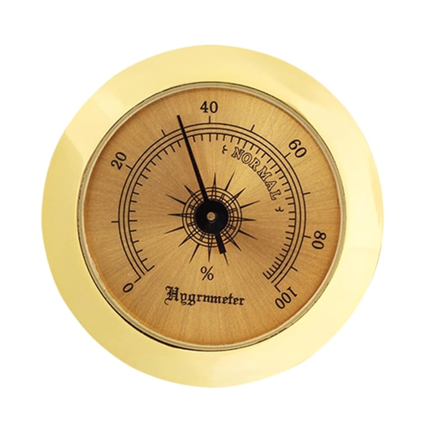 Mini Household Guitar Case Cigar Hygrometer High Precision Meter Tobacco Humidor