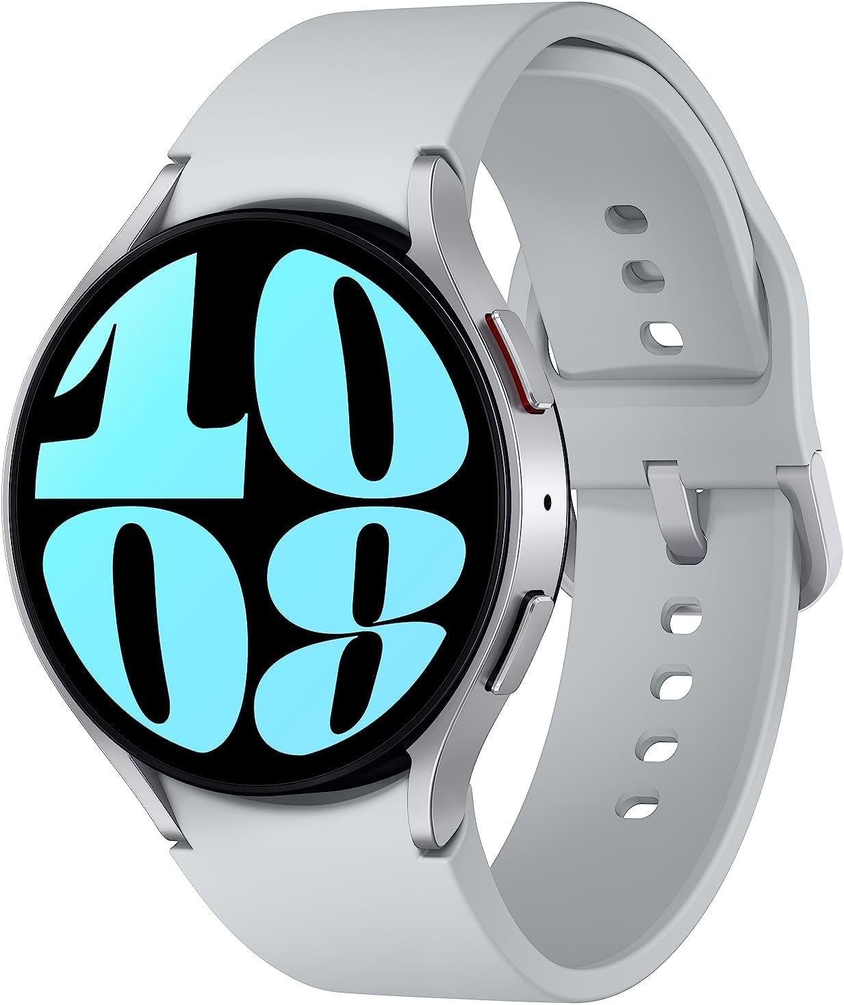 Samsung Galaxy Watch 6 44mm Bluetooth Smartwatch, Fitness Tracker, Personalized HR Zones, Advanced Sleep Coaching, Heart Monitor, BIA Sensor for Health Wellness Insights, Big Screen, US Version Silver