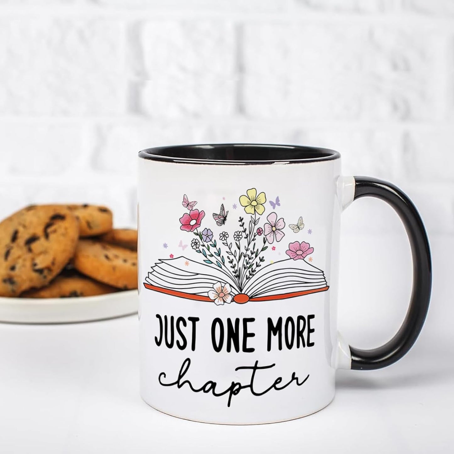 Book Lovers 11Oz Coffee Mug - Just One More Chapter, Gifts for Readers & Librarians