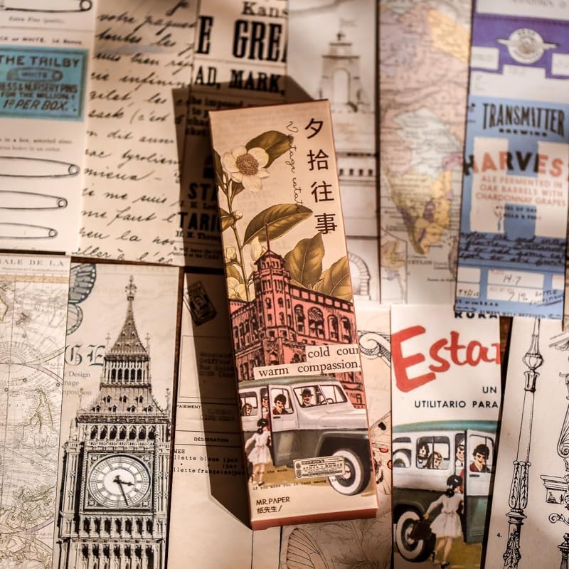 Generic 30PCS Vintage Aesthetic Bookmarks for Reading Women, Retro Natural Butterfly Flower Boxed Cardboard Paper Bookmarks Gifts for Book Lovers (B - 30 PCS)